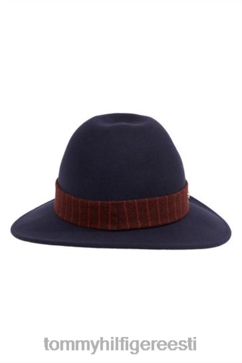 kõrgendatud fedora müts RJV623598 sinine Tommy Hilfiger