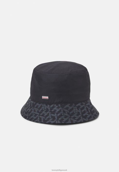 kõrgendatud äri ämbri müts RJV625160 must Tommy Hilfiger