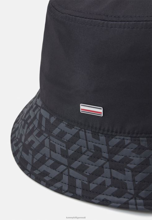 kõrgendatud äri ämbri müts RJV625160 must Tommy Hilfiger
