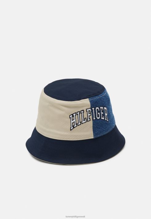 uus unisex noorte rev. ämbrikübar müts RJV625771 savanni liiv/teksa Tommy Hilfiger