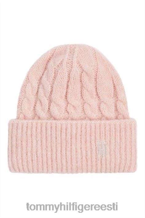 ajatu kaabliga kootud nokamüts RJV623688 roosa Tommy Hilfiger