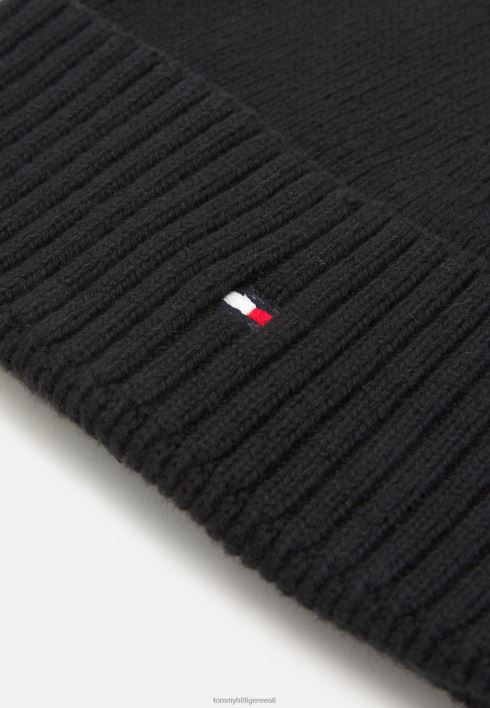 hädavajalik lühike nokamüts unisex nokamüts RJV623910 must Tommy Hilfiger