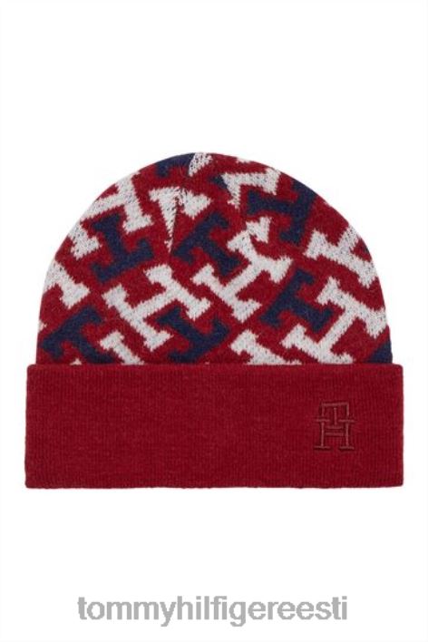 ikooniline monogramm nokamüts RJV623602 punane Tommy Hilfiger