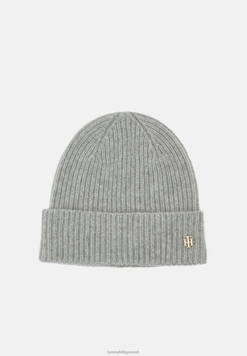 luksuslik nokamüts RJV625787 helehall kanarbik Tommy Hilfiger