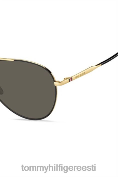 piloodi päikeseprillid RJV623320 must kuld Tommy Hilfiger