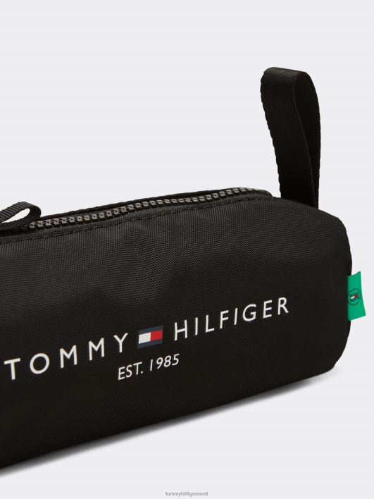 laste väljakujunenud pliiatsikarp RJV62168 must Tommy Hilfiger