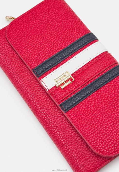 element suure klapiga rahakott RJV626536 esmane punane Tommy Hilfiger