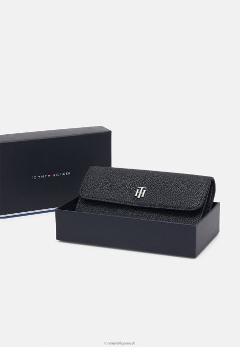 element suure klapiga rahakott rahakott RJV626510 must Tommy Hilfiger