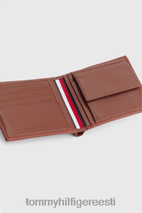 esmaklassiline nahast rahakott RJV623456 pruun Tommy Hilfiger