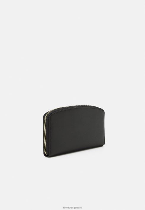 šikk rahakott RJV626522 must Tommy Hilfiger