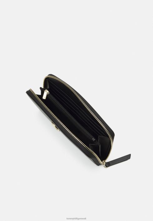 šikk rahakott RJV626522 must Tommy Hilfiger