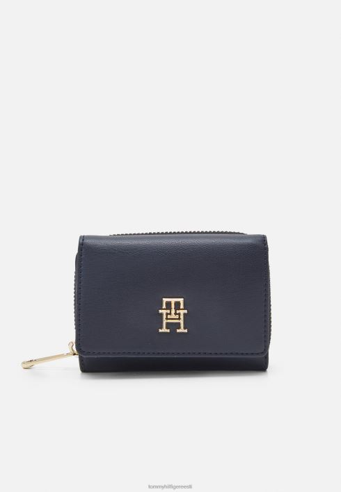 ikooniline medi klapiga rahakott RJV626588 ruumi sinine Tommy Hilfiger
