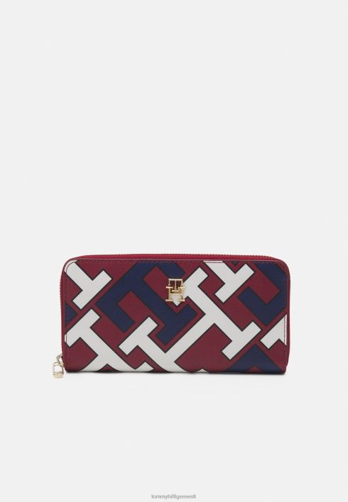 ikooniline monogrammi rahakott RJV626630 punane Tommy Hilfiger
