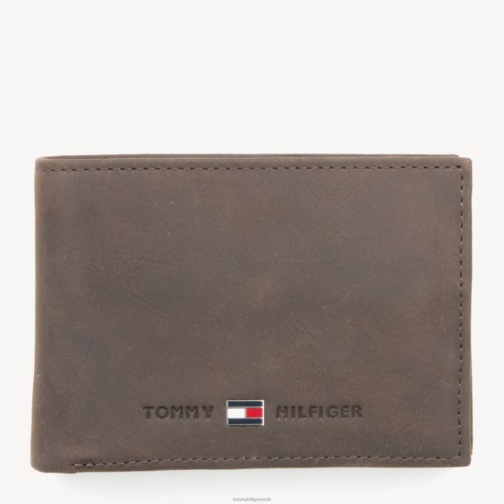 johnson väike nahast rahakott RJV62586 pruun Tommy Hilfiger