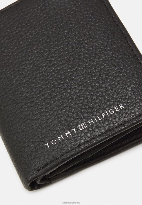 kesklinna kolmeosaline rahakott RJV626217 must Tommy Hilfiger