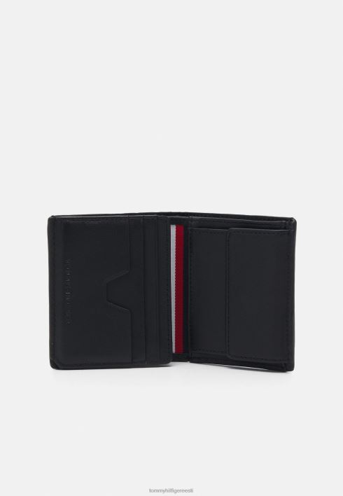 keskne kolmeosaline rahakott RJV626474 must Tommy Hilfiger