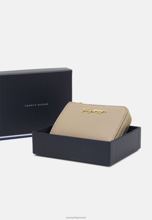 lukuga rahakotiga rõõmuhoidja RJV626516 beež Tommy Hilfiger