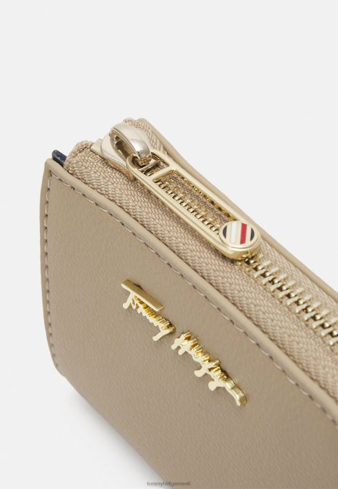 lukuga rahakotiga rõõmuhoidja RJV626516 beež Tommy Hilfiger