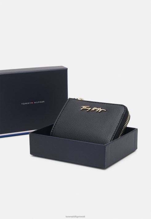 lukuga rahakotiga rõõmuhoidja RJV626528 must Tommy Hilfiger
