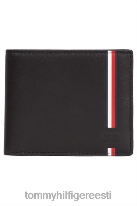 mini-linna pendelrände rahakott RJV623735 must Tommy Hilfiger