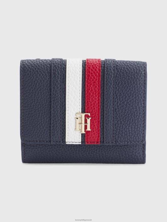 monogrammi allkirjaga keskmine rahakott RJV621949 ruumi sinine Tommy Hilfiger