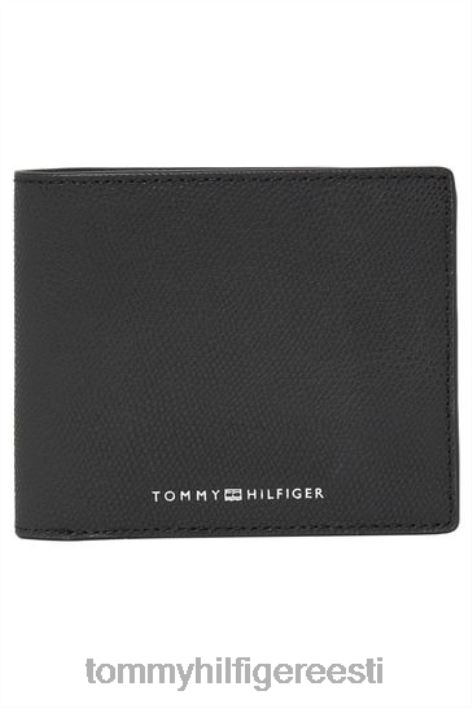 äriline nahast rahakott RJV623442 must Tommy Hilfiger