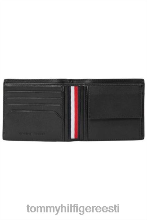 äriline nahast rahakott RJV623527 roheline Tommy Hilfiger