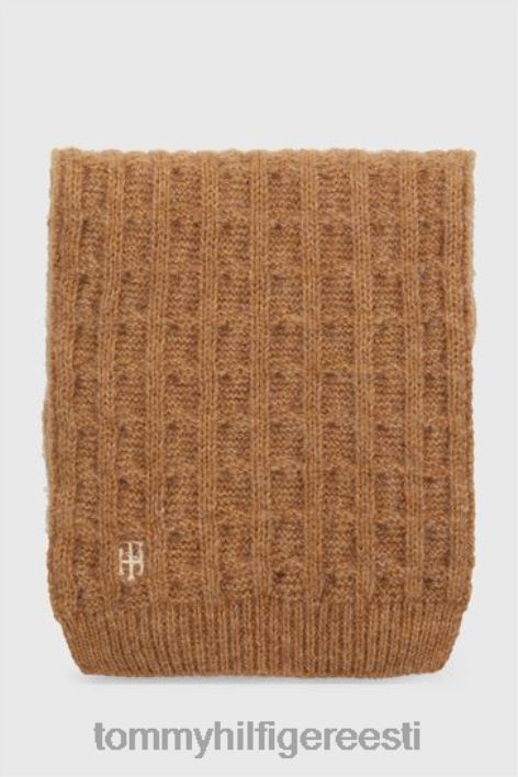 ajatu kaabliga kootud sall RJV623599 pruun Tommy Hilfiger