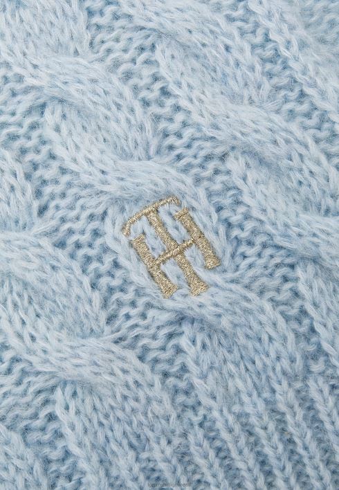 ajatu sall kaablisall RJV626302 tuuline sinine Tommy Hilfiger