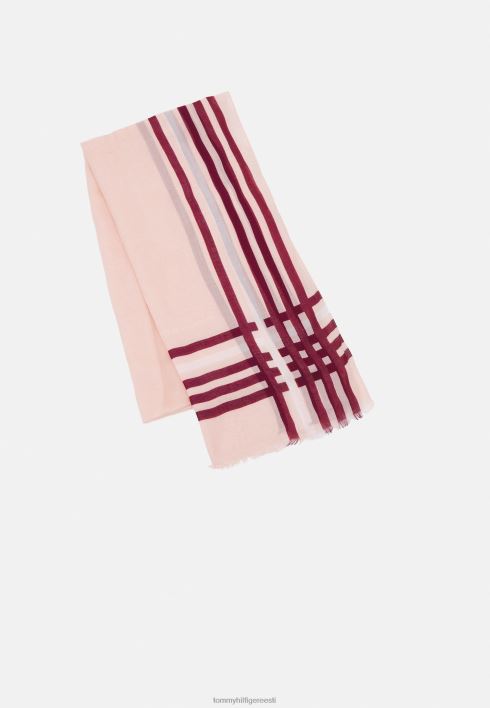 hädavajalik lipu sall sall RJV625747 seepia roosa Tommy Hilfiger