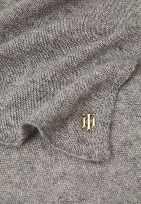 luksuslik sall sall RJV626165 helehall kanarbik Tommy Hilfiger