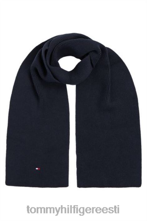 väike lipu sall RJV623536 sinine Tommy Hilfiger