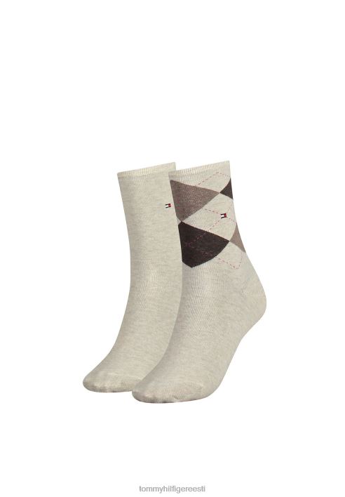 2 paari sokke RJV626938 beež Tommy Hilfiger