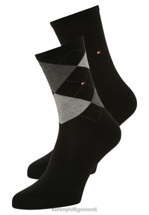 2 paari sokke RJV627034 must Tommy Hilfiger