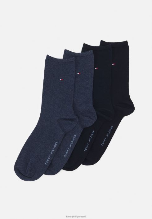 4 pakki sokke RJV626878 teksad/sinine Tommy Hilfiger