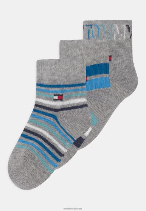 beebi kingikarp 3 pakki unisex sokid RJV626832 hall melanž Tommy Hilfiger