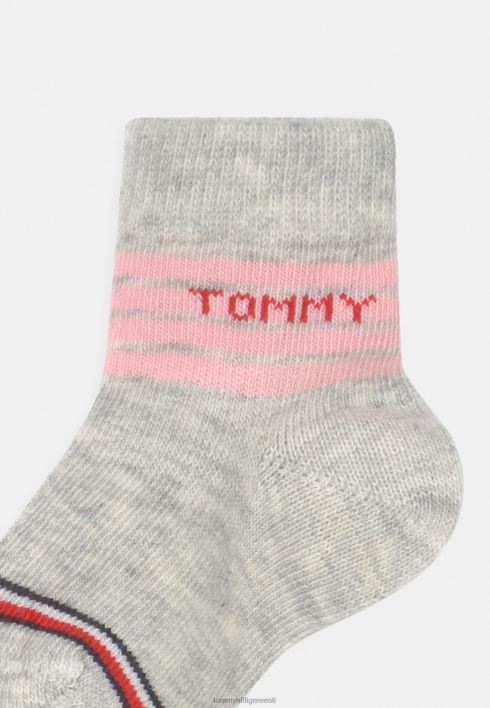 beebi triibulised sokid RJV626885 heleroosa/roosa/hall Tommy Hilfiger