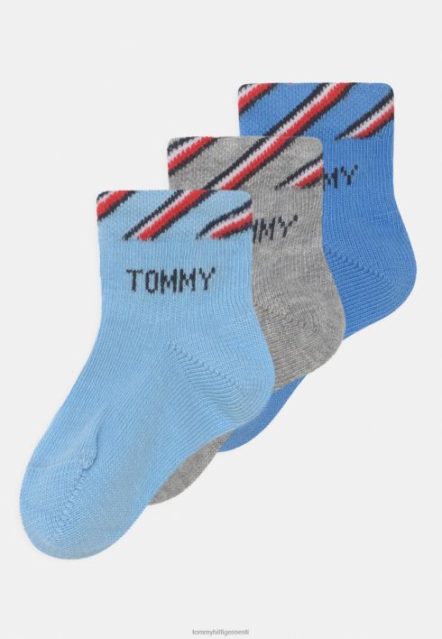 beebi vastsündinu kingikarp unisex 3 pakki sokid RJV627093 sinine Tommy Hilfiger