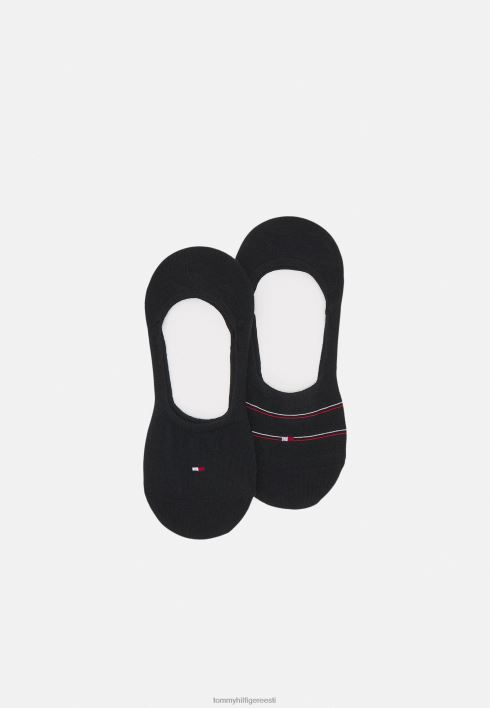 footie preppy 2 pakiga treenimissokid RJV626773 must Tommy Hilfiger