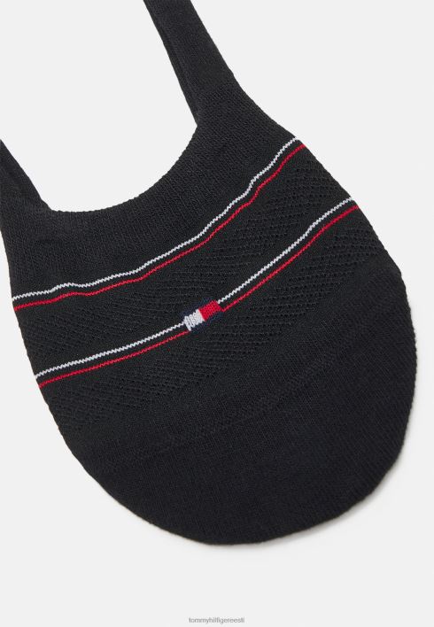 footie preppy 2 pakiga treenimissokid RJV626773 must Tommy Hilfiger