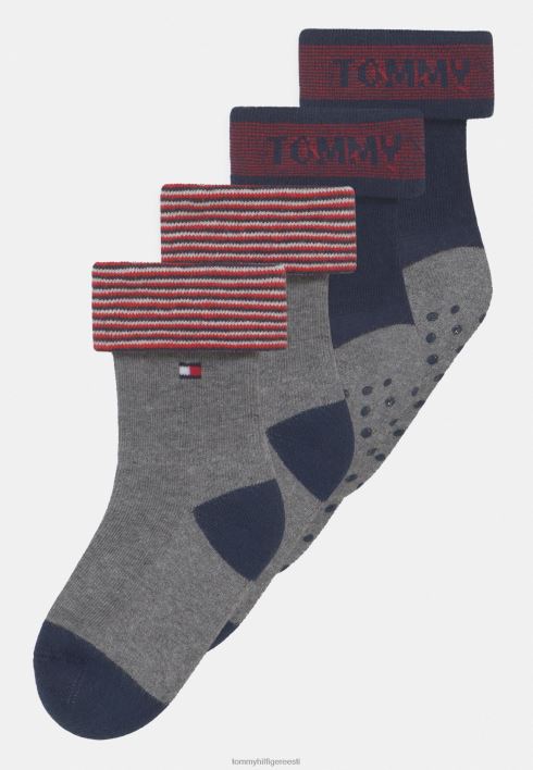 hooajalised volditud üle 4 pakki unisex sokid RJV628945 tumesinine Tommy Hilfiger