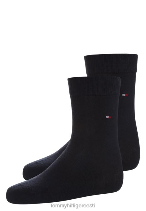 laste põhilised 2 pakki sokid RJV626848 kesköösinine Tommy Hilfiger