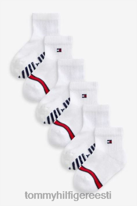 lipp beebi sokid 6 tk RJV623629 valge Tommy Hilfiger