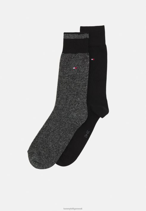 meeste hooajalised mouline 2 paki sokid RJV627165 must Tommy Hilfiger