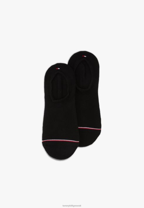 meeste ikoonilised footie 2 komplekti treenimissokid RJV626782 must Tommy Hilfiger