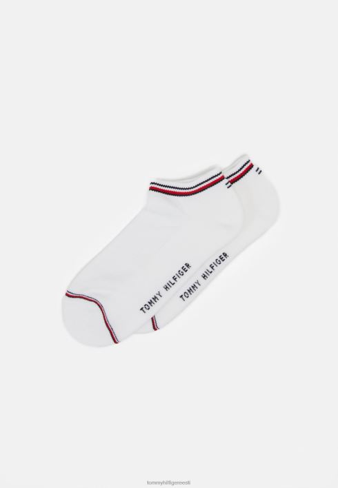 meeste ikoonilised sneaker 2 paki sokid RJV626807 valge Tommy Hilfiger