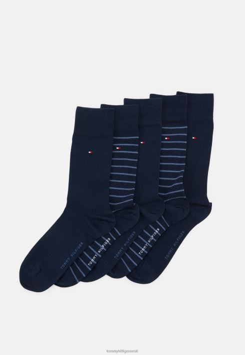 meeste kinkekarbis 5 pakki sokid RJV627132 merevägi Tommy Hilfiger
