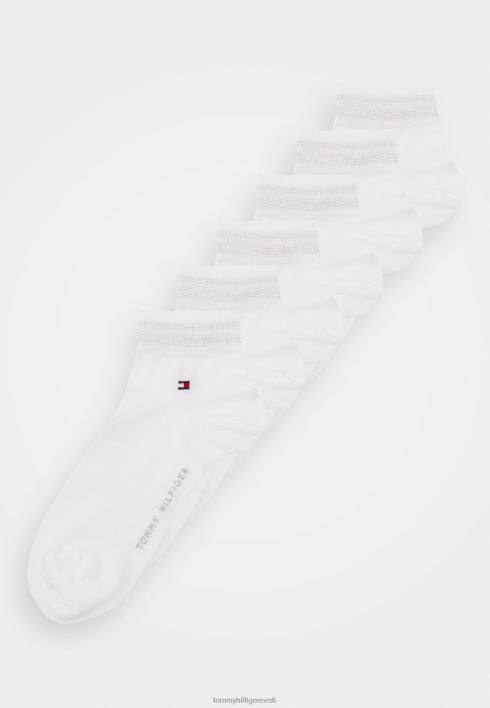 meeste kvartali ecom 6 paki sokid RJV624107 valge Tommy Hilfiger