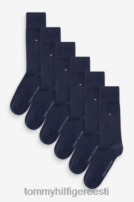 meeste sokid 6 tk RJV623171 sinine Tommy Hilfiger
