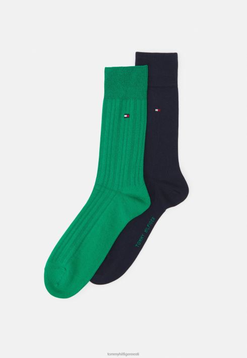 meeste sokk fancy 2 pakki sokid RJV626777 roheline Tommy Hilfiger